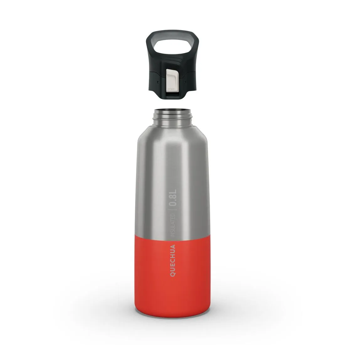 0.8 L insulated stainless steel flask 900 with quick-release cap for hiking