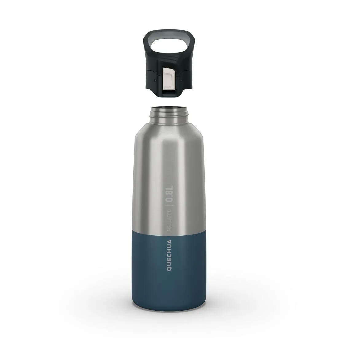 0.8 L insulated stainless steel flask 900 with quick-release cap for hiking