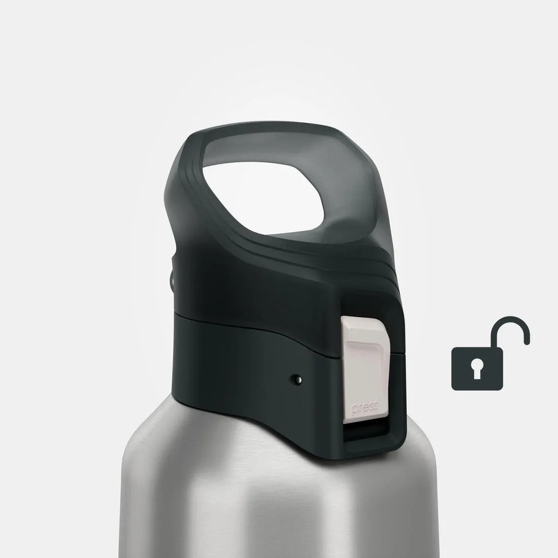 0.8 L insulated stainless steel flask 900 with quick-release cap for hiking