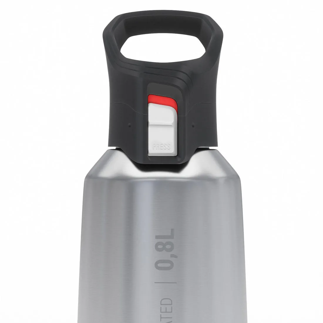 0.8 L insulated stainless steel flask 900 with quick-release cap for hiking