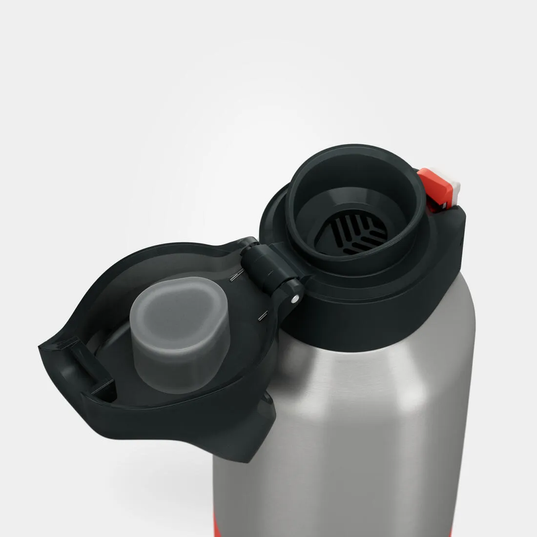 0.8 L insulated stainless steel flask 900 with quick-release cap for hiking