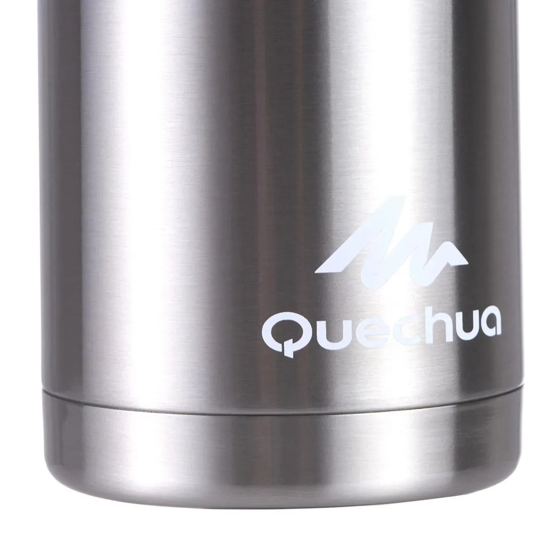 1 L stainless steel isothermal water bottle with cup for hiking - Blue