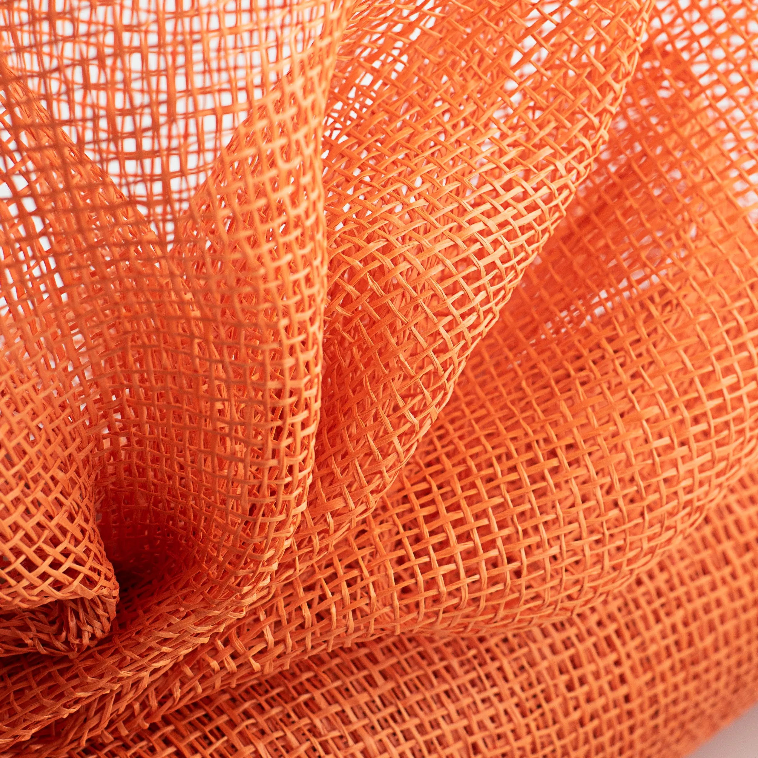 21" Poly Burlap Deco Mesh: Orange