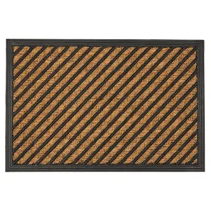 60cm x 40cm Diagonal Heavy Duty Door Mat - By Nicola Spring