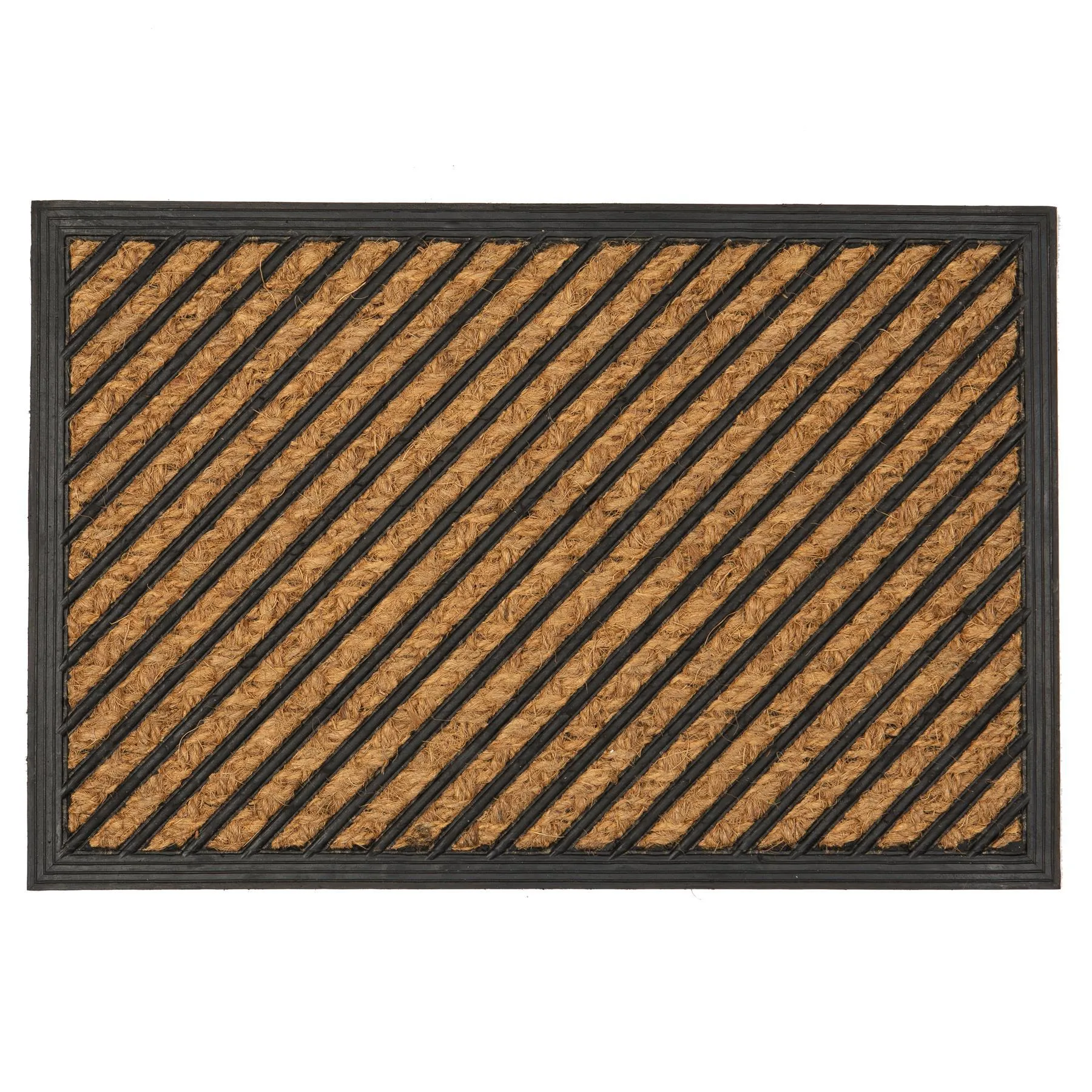 60cm x 40cm Diagonal Heavy Duty Door Mat - By Nicola Spring