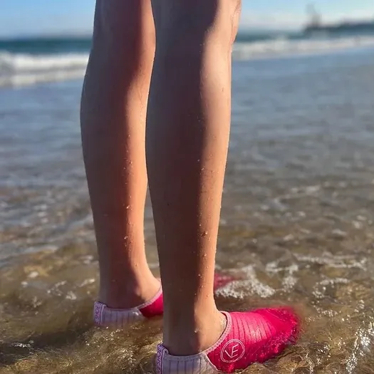 Adult 'The Cool' Hot Pink Recyclable Water Shoe with White Sole