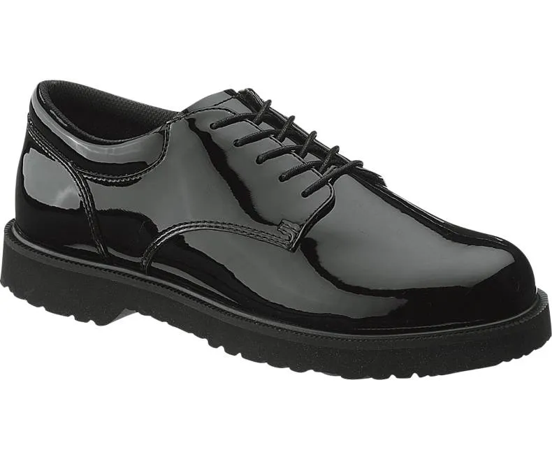 Bates E22141 Men's High Gloss Duty Oxfords - Black