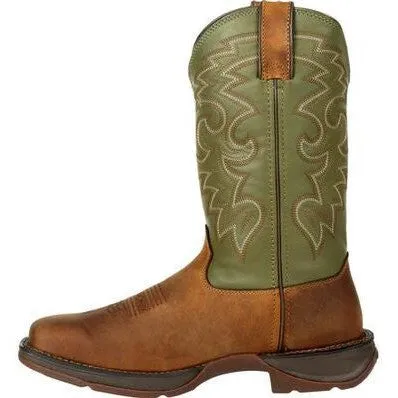 Durango Men's Rebel 12" Soft Toe Pull On Western Classic Boot- Coffee- DB5416