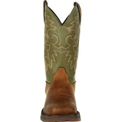 Durango Men's Rebel 12" Soft Toe Pull On Western Classic Boot- Coffee- DB5416