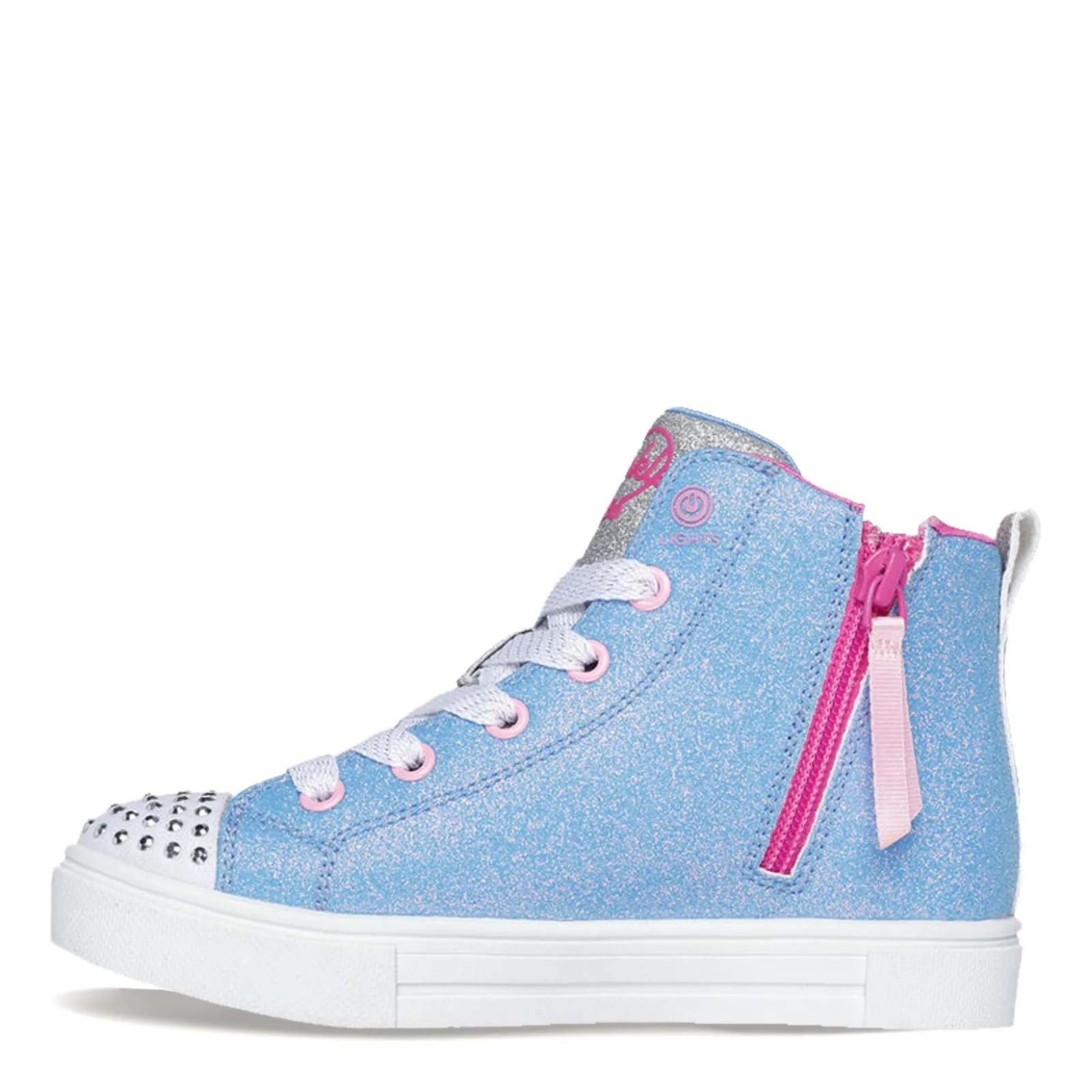 Girl's Skechers, Twinkle Toes: Twinkle Sparks - Heart Pop Sneaker - Little Kid