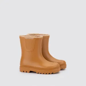 Igor: Tokio Furry Lined Wellie Boots - Caramel