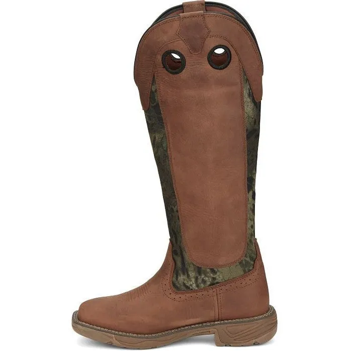 Justin Women's Rush Strike 17" Western Work Boot -Brown- SE4361