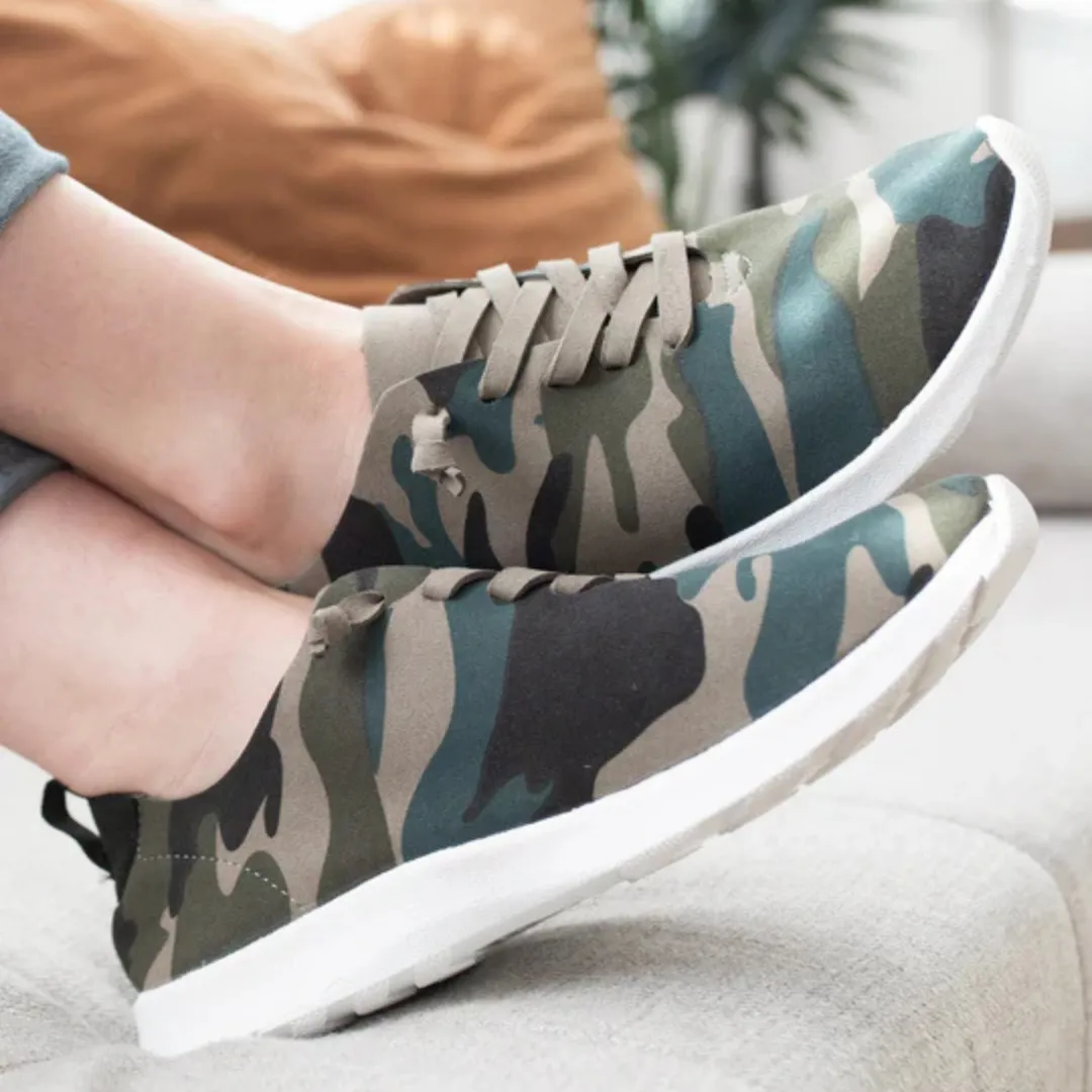 Online Exclusive | Mayo Faux Lace Sneakers in Camo