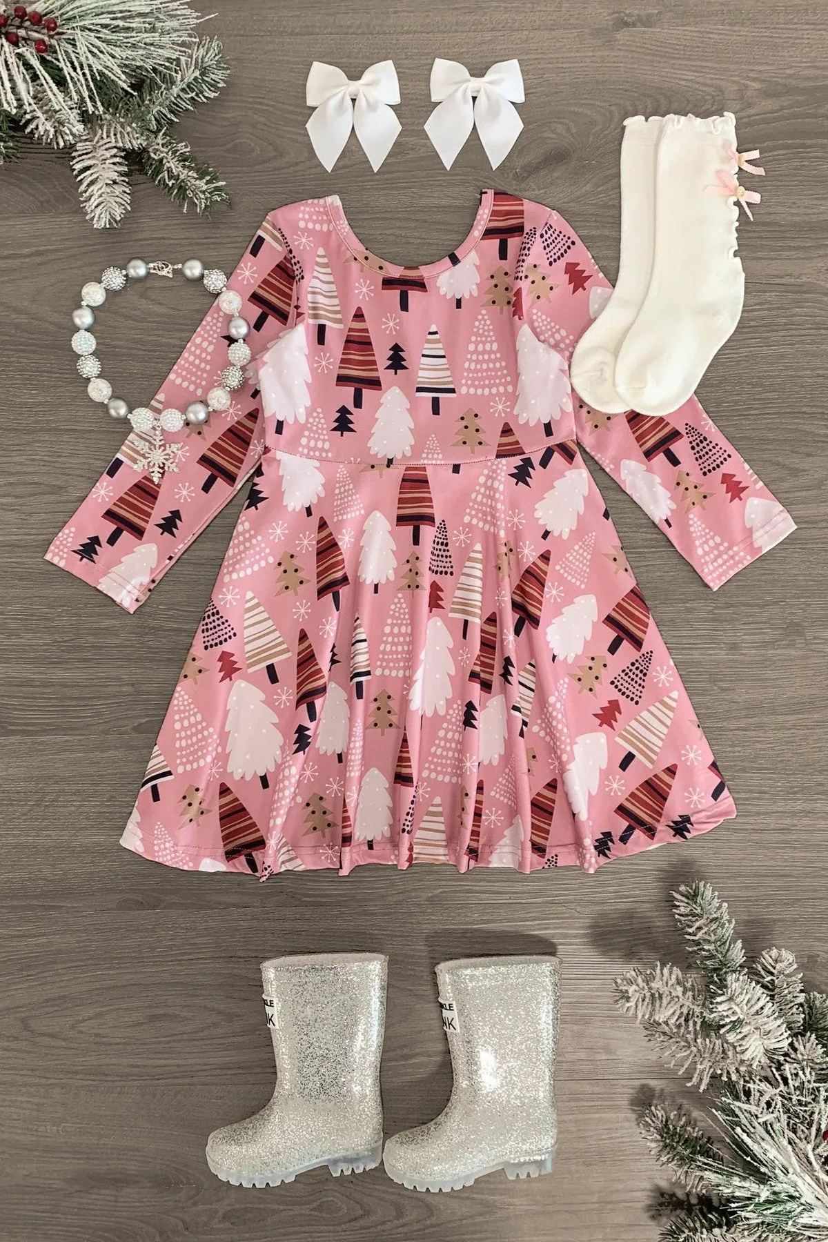 Pink Winter Wonderland Dress