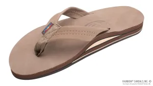 Rainbow Mens Double Layer Thick Strap Sandal