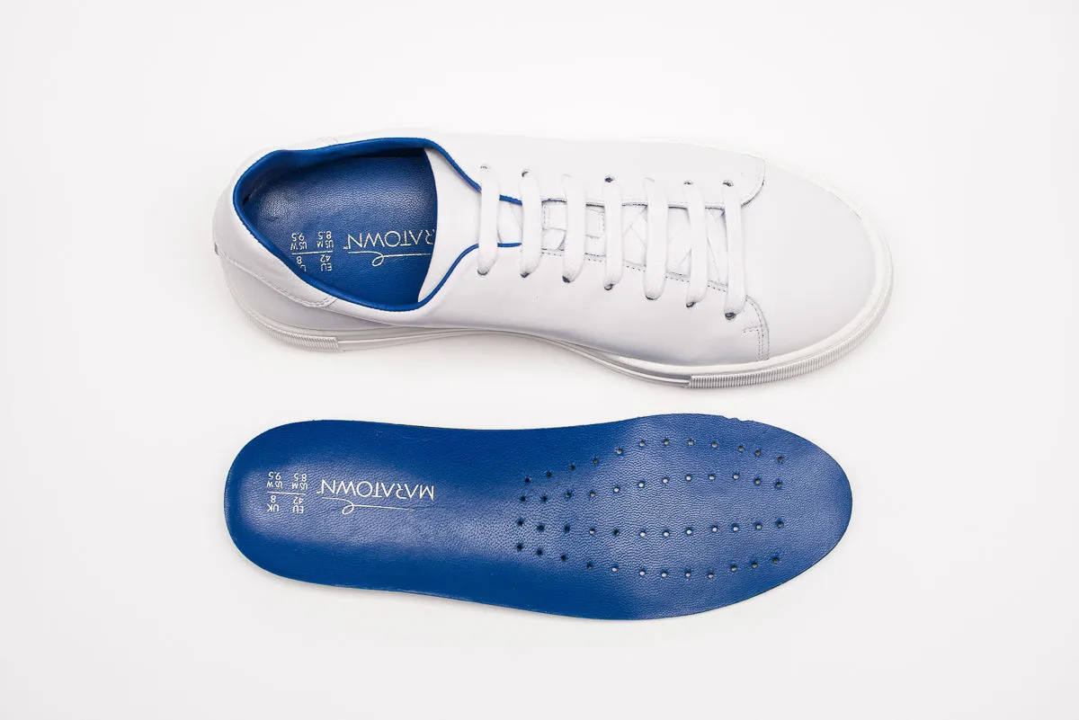 Sneakers, White, Blue Limited Edition