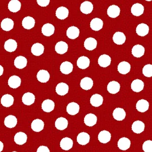 Snow Crew | Red Textured Dot by Barb Tourtillotte for Henry Glass | 1292-88