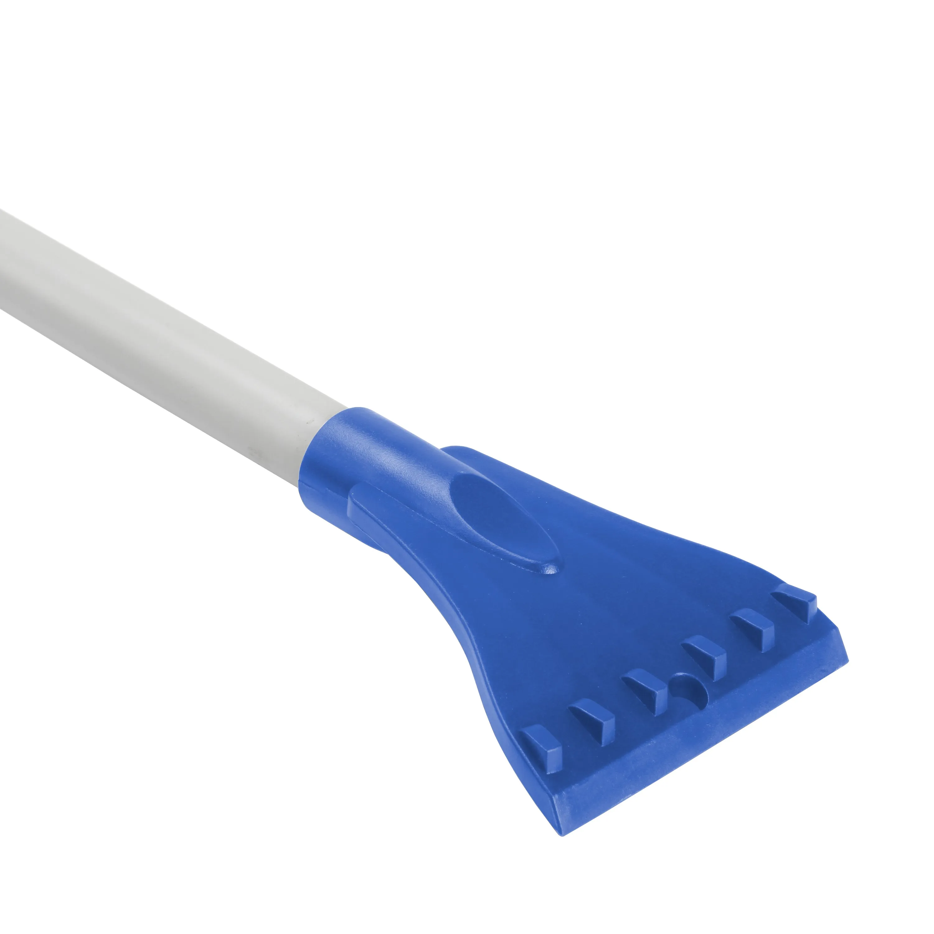 Snow Joe SJBLZD-AZ 2-in-1 Snow Broom with 18-Inch Foam Head   Large Ice Scraper, Blue