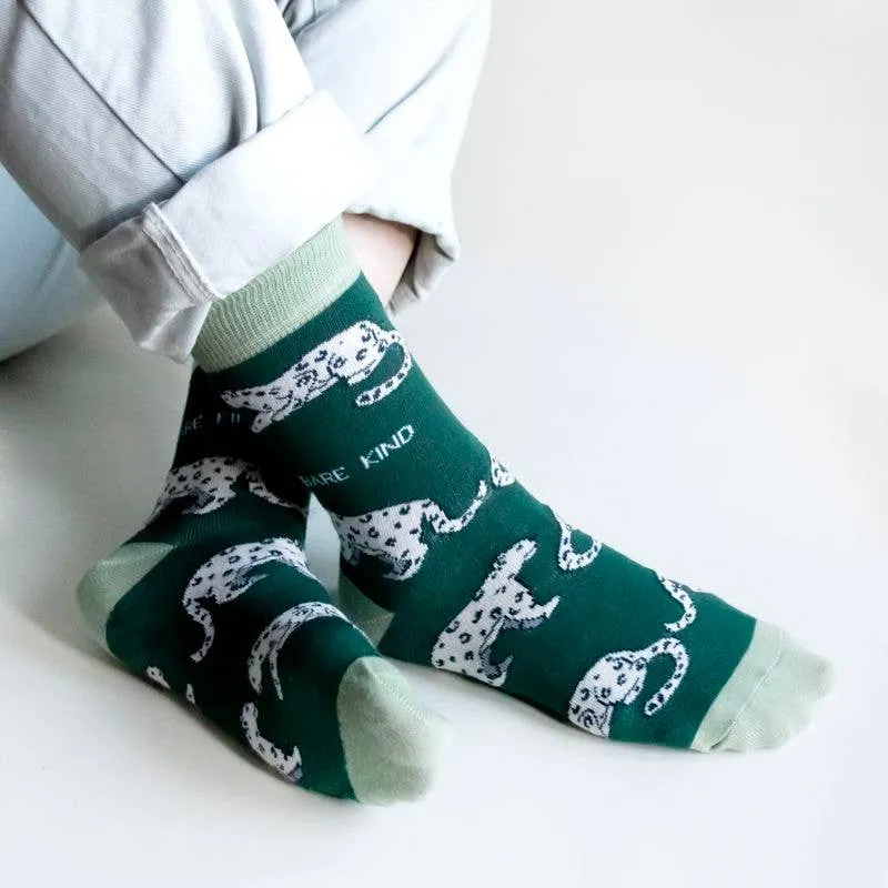 Snow Leopard Socks