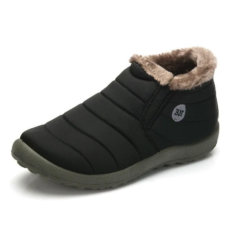 Warm Fur Men Winter Snow Boots