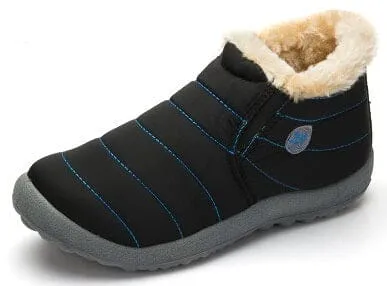 Warm Fur Men Winter Snow Boots