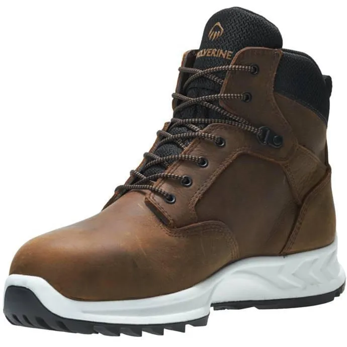 Wolverine Men's Shiftplus Work LX Alloy Toe WP Wedge Work Boot Brown W201156