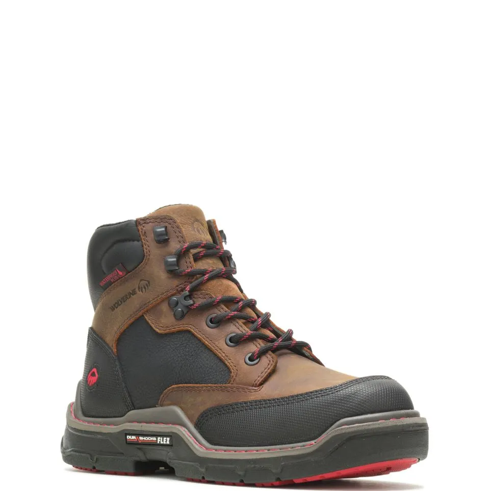 Wolverine Raider Durashocks® Heavy Duty 6" Waterproof Comp Toe Work Boot