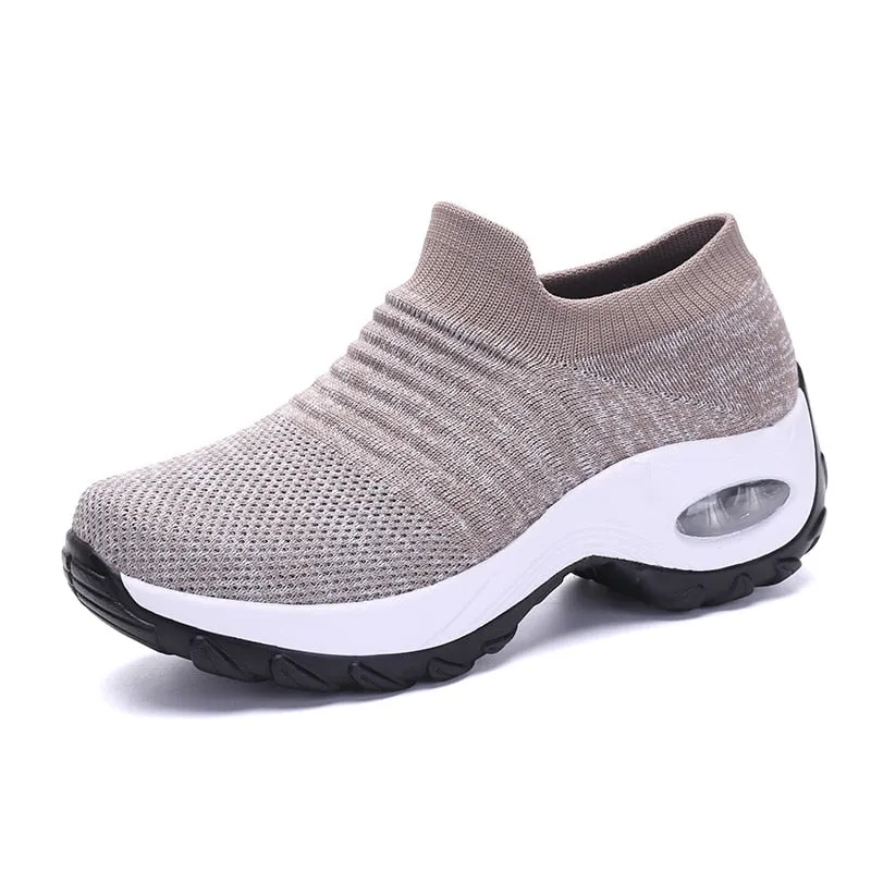 Women Shoes Slip on Platform Sneakers