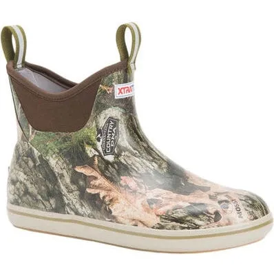 Xtratuf Men's Ankle 6" WP Mossy Oak DNA Deck Boot -Camo- XMABMDNA